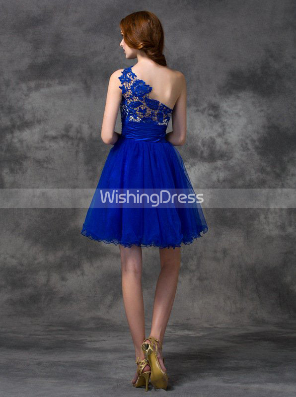 Royal Blue Sweet 16 Dresses,One Shoulder Homecoming Dress,Short Homecoming Dress,SW00043, US14W / SkyBlue Royal Blue Sweet 16 Dresses,One Shoulder Homecoming Dress,Short Homecoming Dress,SW00043, US14W / SkyBlue