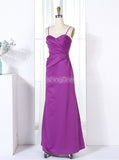 Satin Bridesmaid Dresses,Mermaid Bridesmaid Dress,Bridesmaid Dress with Straps,BD00297
