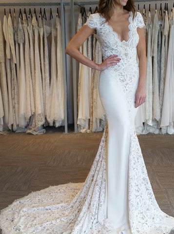 products/sexy-mermaid-wedding-dress-with-cap-sleeves-boho-v-neck-bridal-dress-wd00421-1.jpg