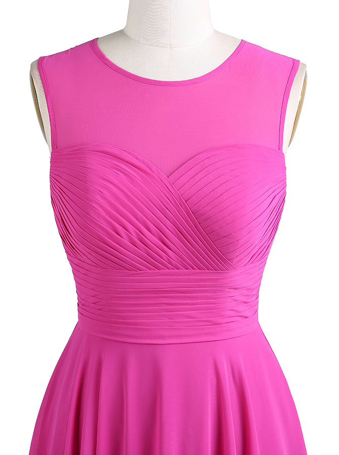 fuchsia short bridesmaid dresses A Line V Neck Layered Fuchsia Lace Prom Dresses, Fuchsia Lace Homecomi jbydress