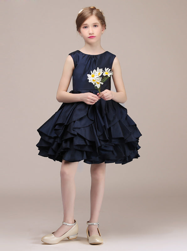 Short Junior Bridesmaid Dresses,Ruffled Junior Bridesmaid Dress,Little Girls Dress,JB00016, J12 / Royal Blue Short Junior Bridesmaid Dresses,Ruffled Junior Bridesmaid Dress,Little Girls Dress,JB00016, J12 / Royal Blue
