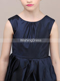 Short Junior Bridesmaid Dresses,Ruffled Junior Bridesmaid Dress,Little Girls Dress,JB00016