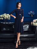 Short Mother of the Bride Dresses,Mother of the Bride Dress with Sleeves,MD00042