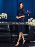Short Mother of the Bride Dresses,Mother of the Bride Dress with Sleeves,MD00042