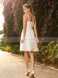 Short Wedding Dresses,Beach Wedding Dress,Wedding Dress with Straps,Summer Bridal Dress,WD00149