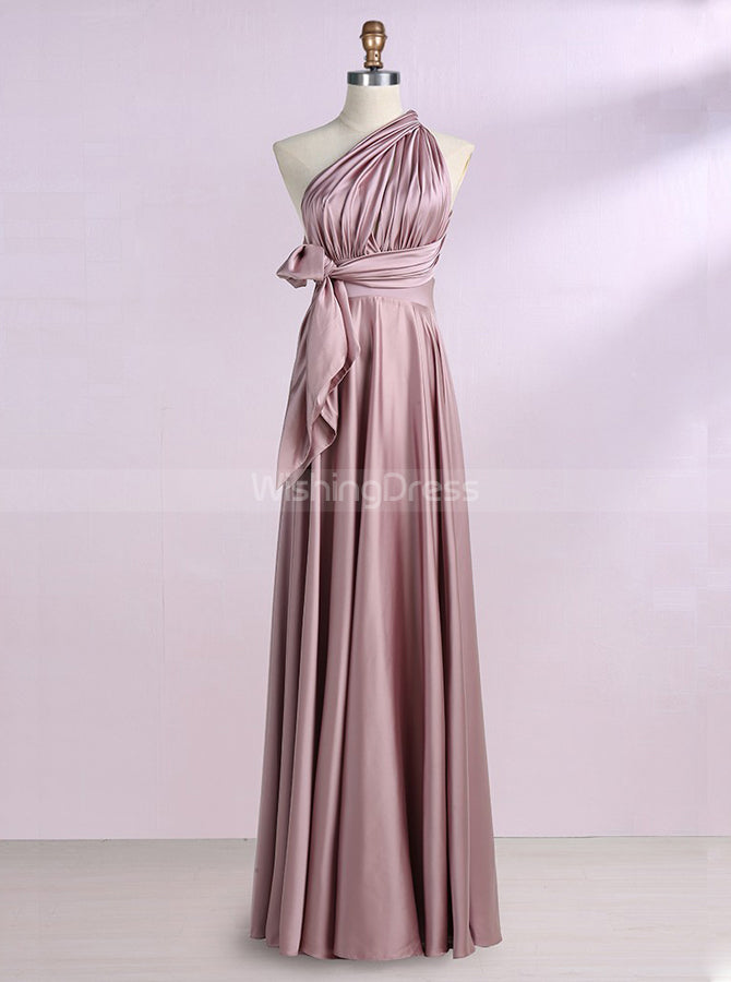 Silk Like Satin Bridesmaid Dresses,Long Bridesmaid Dress,Convertible Bridesmaid Dress,BD00278, US10 / Dark Navy Silk Like Satin Bridesmaid Dresses,Long Bridesmaid Dress,Convertible Bridesmaid Dress,BD00278, US10 / Dark Navy