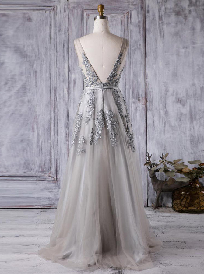 Silver A-line Bridesmaid Dresses,Gorgeous Mother Of The Bride Dress,BD00363, US26W / Red Silver A-line Bridesmaid Dresses,Gorgeous Mother Of The Bride Dress,BD00363, US26W / Red