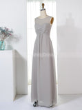 Silver Bridesmaid Dresses,Empire Waist Bridesmaid Dress,Elegant Bridesmaid Dress,BD00323