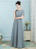 Simple Mother of the Bride Dresses,Long Mother Dress,Mother of the Bride Dress with Sleeves,MD00007