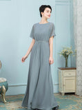 Simple Mother of the Bride Dresses,Long Mother Dress,Mother of the Bride Dress with Sleeves,MD00007