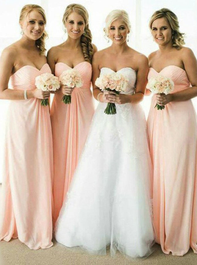 Strapless Empire Bridesmaid Dress,Chiffon Long Bridesmaid Dress,Simple Bridesmaid Dress,BD00073, US12 / Dark Navy Strapless Empire Bridesmaid Dress,Chiffon Long Bridesmaid Dress,Simple Bridesmaid Dress,BD00073, US12 / Dark Navy
