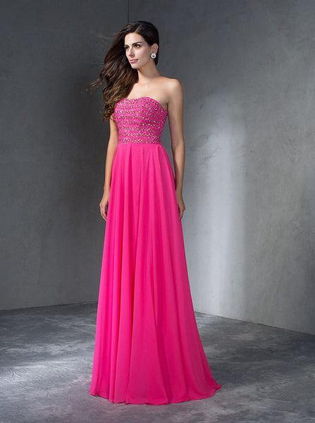 Strapless Prom Dress for Teens,Girls Graduation Dresses,Long Elegant Prom Dress,PD00336