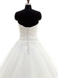 Strapless Wedding Gowns,Ball Gown Wedding Dresses,Modern Wedding Dress,WD00256