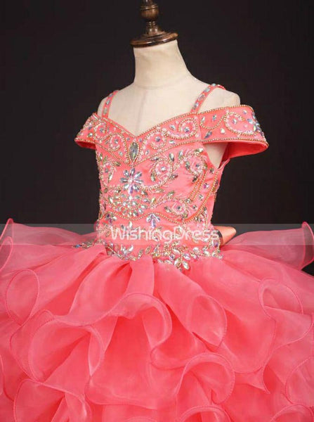 Stunning Little Girls Party Dresses,Little Princess Dress for Teens,GPD0045