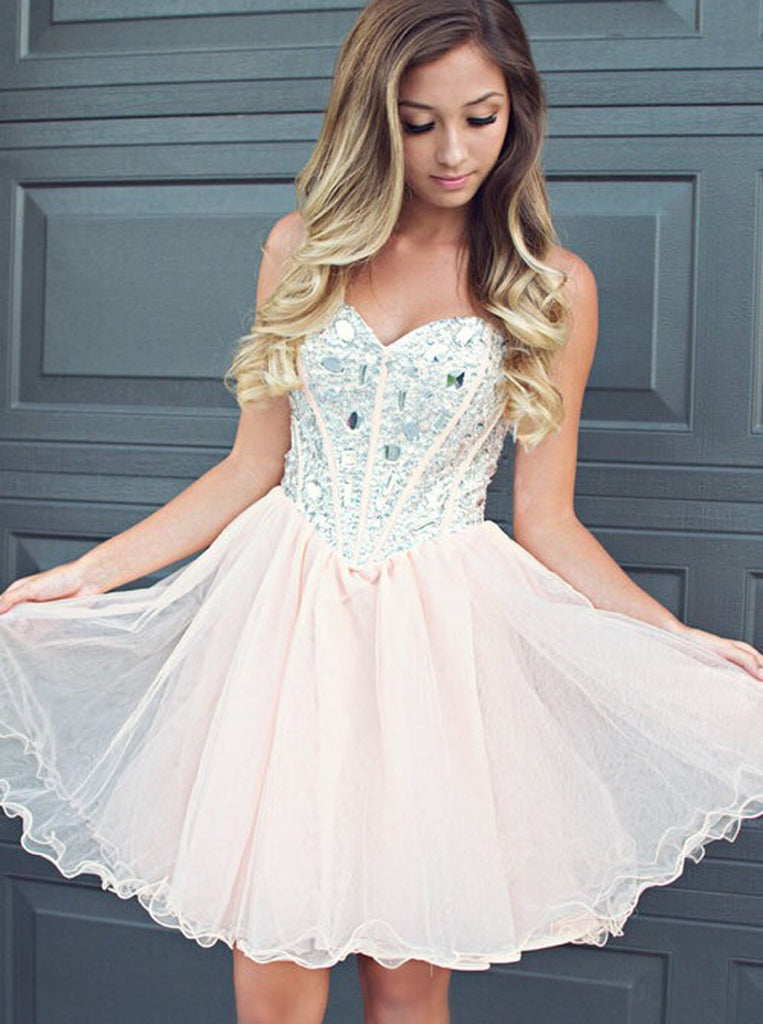 Sweetheart Homecoming Dresses,Pink Sweet 16 Dress,Homecoming Dress for Teens,HC00095, US10 / Dark Navy Sweetheart Homecoming Dresses,Pink Sweet 16 Dress,Homecoming Dress for Teens,HC00095, US10 / Dark Navy