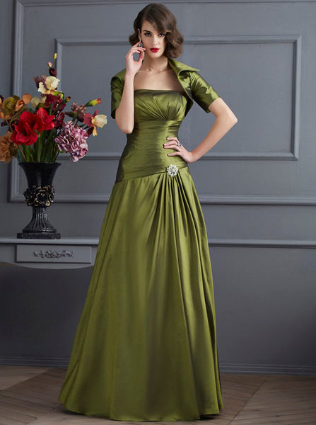 Taffeta Mother of the Bride Dresses with Jacket,Elegant Mother of the Bride Dress,MD00057