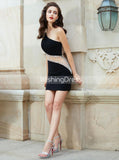 Tight Homecoming Dresses,One Shoulder Homecoming Dress,Mini Length Homecoming Dress,HC00170