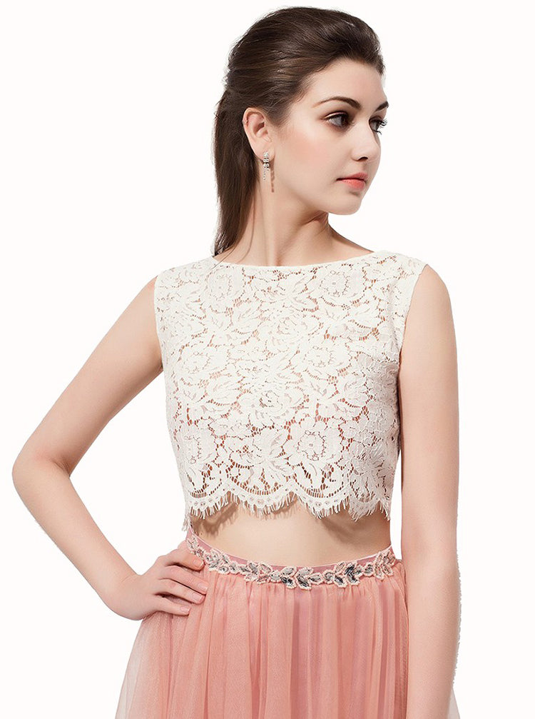 peach 2 piece prom dress Sherri Hill Peach Cutout Back 2 Piece Prom Dress Beaded Maxi Summer Size 4