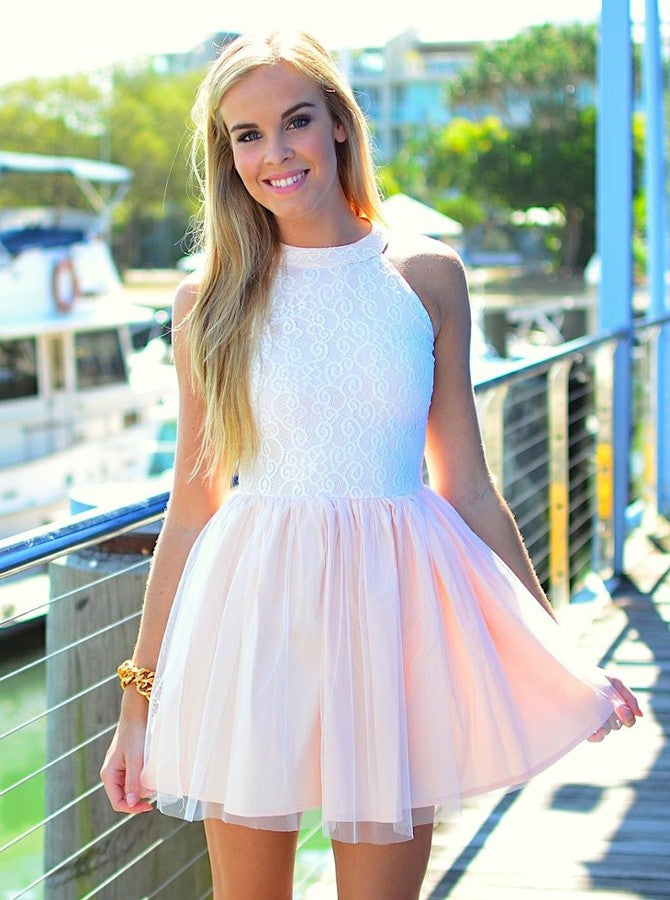 Two Tone Cocktail Dresses,Cute Sweet 16 Dress,Short Sweet 16 Dress,CD00036 US2 / Lilac