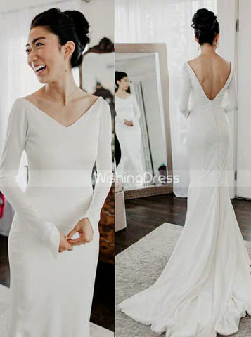 products/wedding-dress-with-sleeves-simple-wedding-dress-garden-wd00453-2.jpg