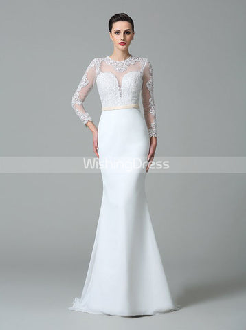 products/white-wedding-dress-wedding-dress-with-sleeves-mermaid-bridal-dress-wd00273-3.jpg